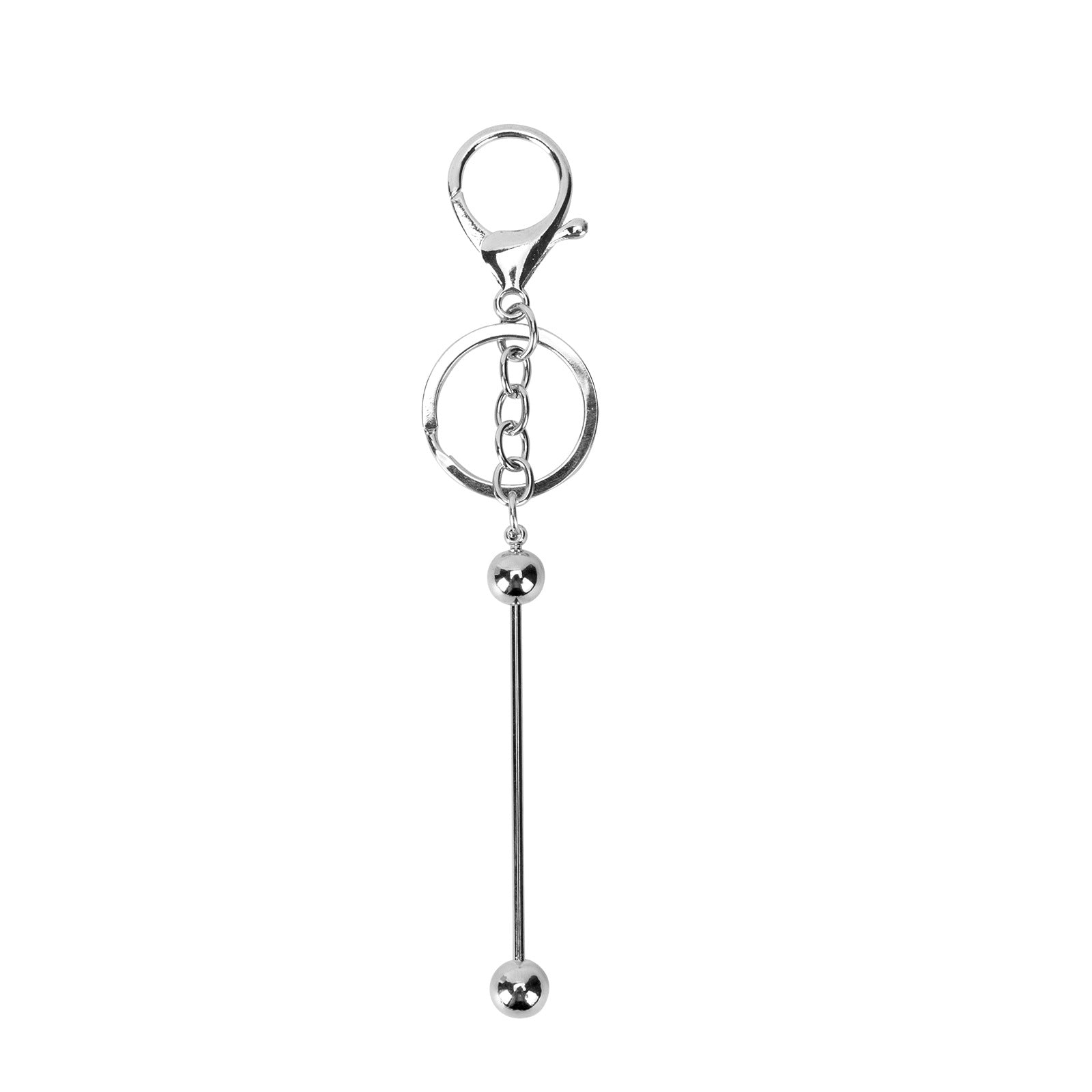 Wholesale Paint Colored Metal DIY Beaded Keychain Bar