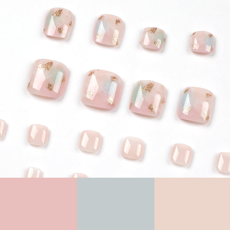 Wholesale Blue Green Pink Printed Foot Armor