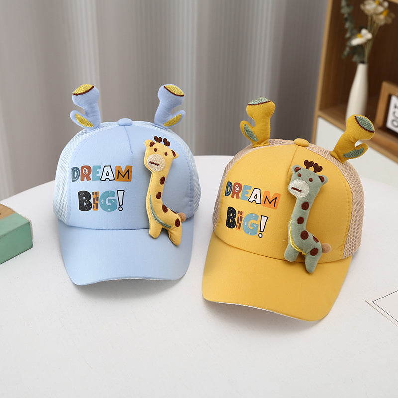 Wholesale Cotton Kids Sunshade Thin Baseball Cap