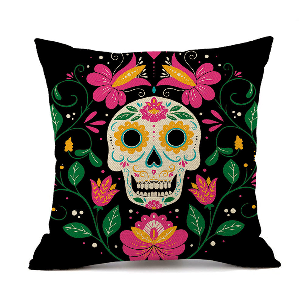 Wholesale Halloween Pillow Covers Skeleton Head Pillow Covers