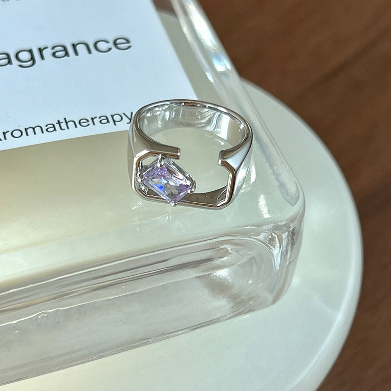 Wholesale Copper Enamel Zircon Ring