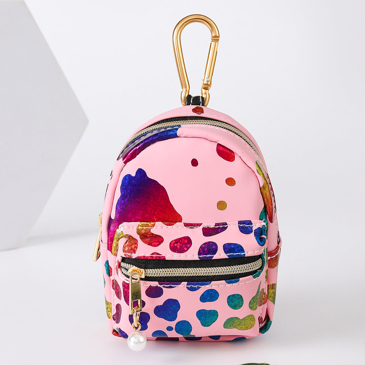 Venta al por mayor Llaveros De Tela De Monedero De Leopardo Manchado