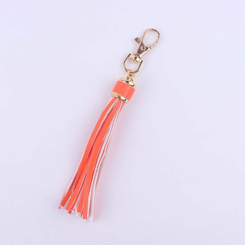 Wholesale Leather Tassel Accessory Keychain