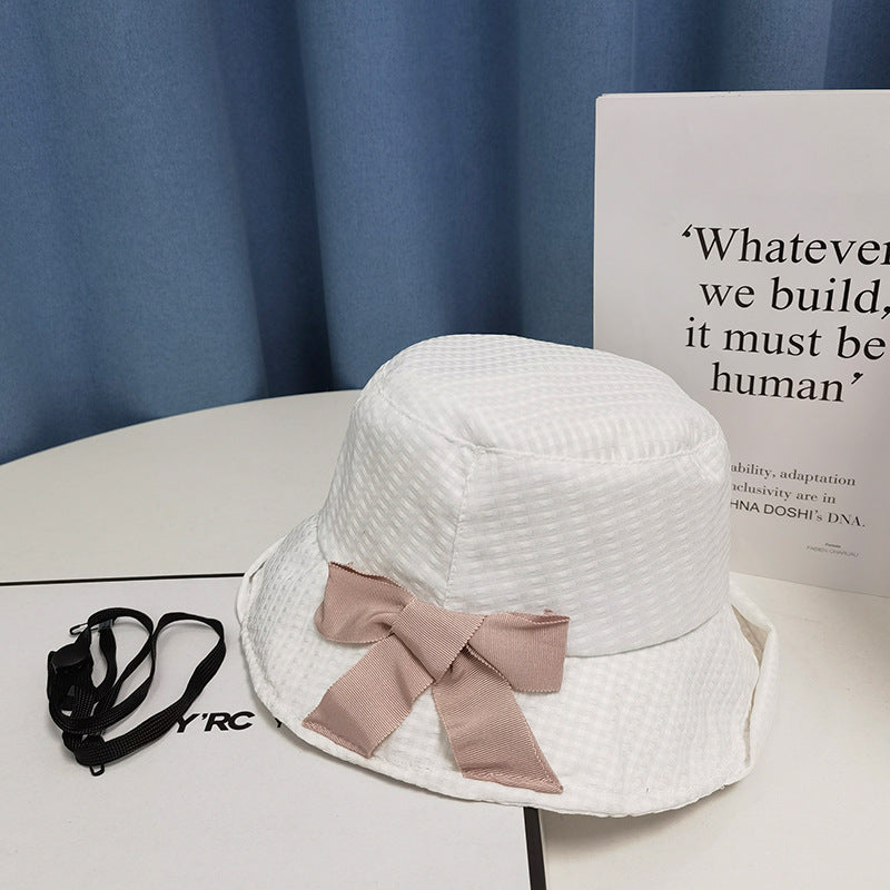 Wholesale Cotton Button Ruffle Bucket Hat