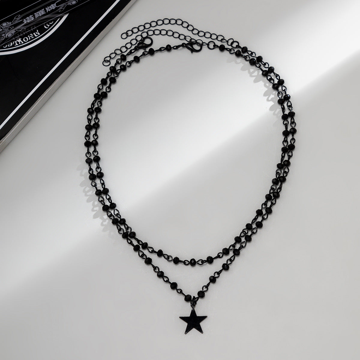 Wholesale Star Tassel Single Layer Disc Alloy Necklaces