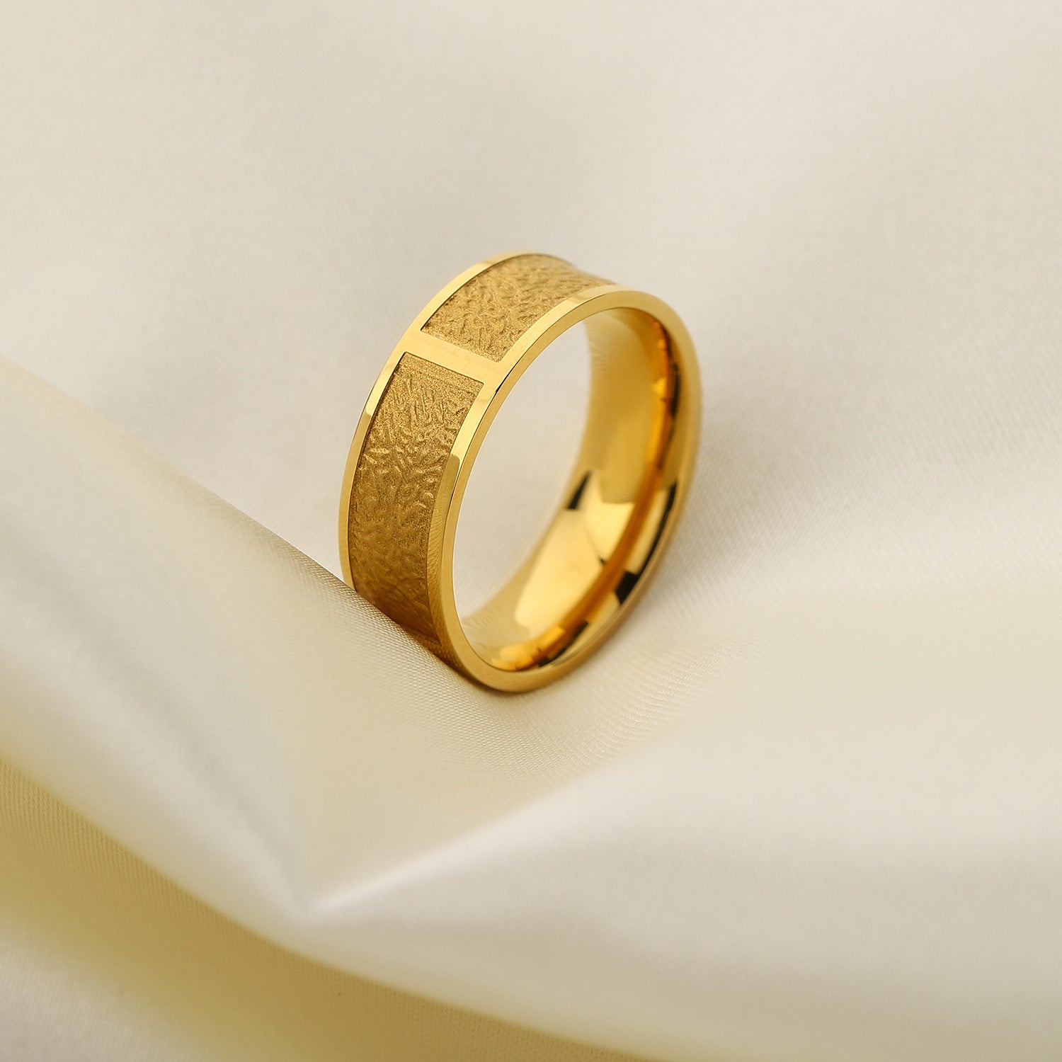 Wholesale 18K Gold Plated Stainless Steel Rings