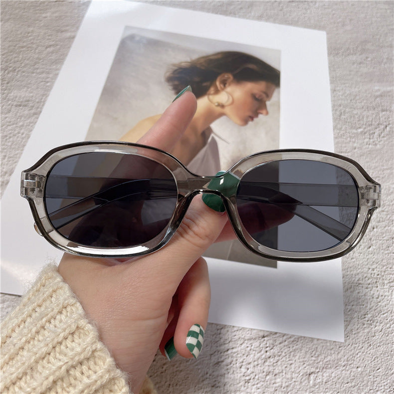 Wholesale Vintage Brown Small Frame Sunglasses AC