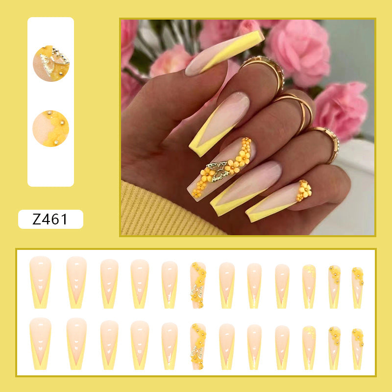 Wholesale Custard French Resin Nail Stickers