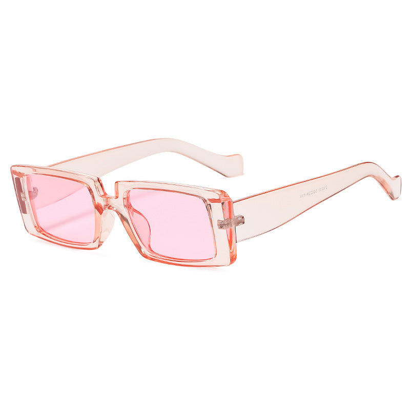 Wholesale PC Square Transparent Color Sunglasses
