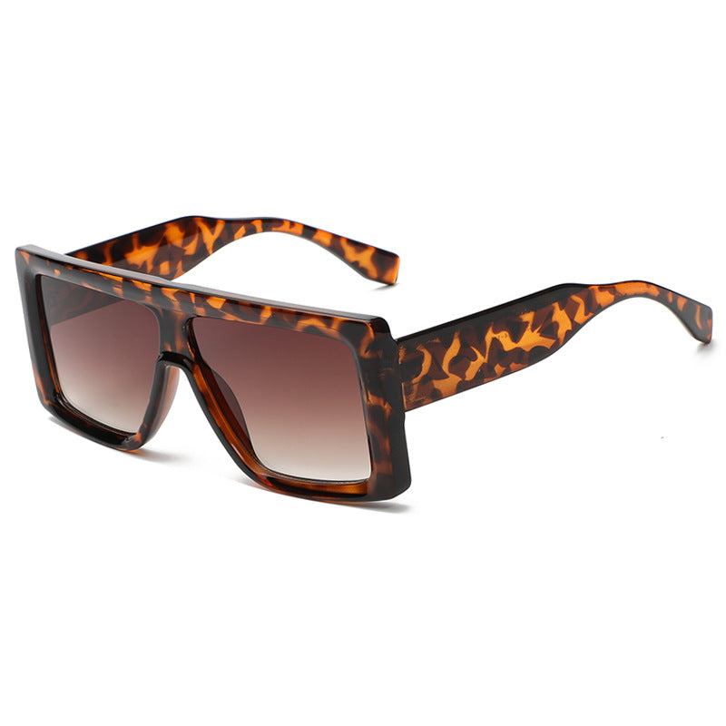 Venta al por mayor Gafas de sol cuadradas para hombre con marco grande para PC