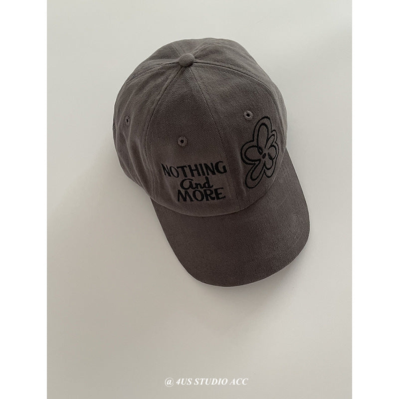 Wholesale Acrylic Flower English Embroidery Baseball Cap