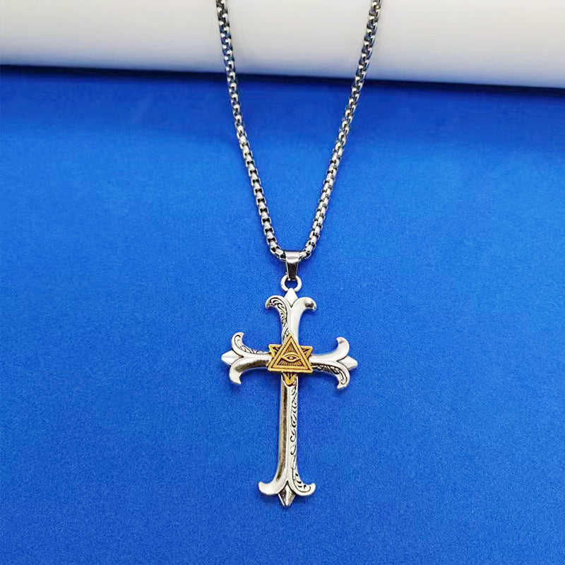 Wholesale Stainless Steel Cross Pendant Necklace