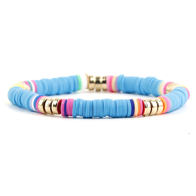 Wholesale Multicolor Soft Pottery Bracelet