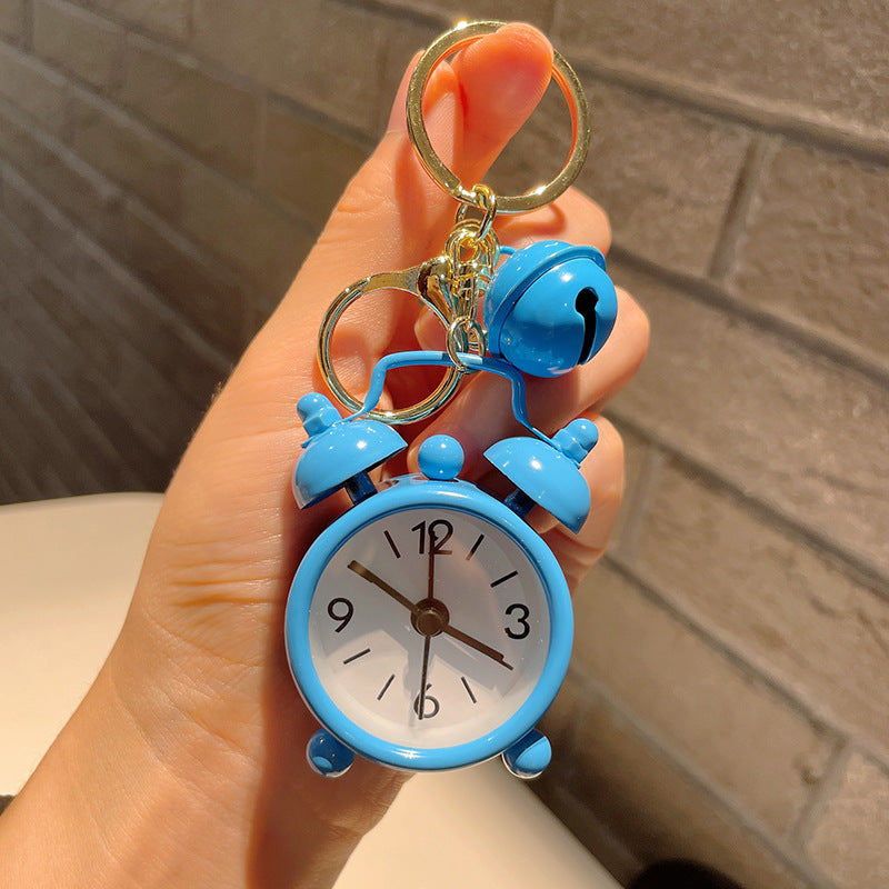 Wholesale Zinc Alloy Mini Alarm Clock Creative Keychain