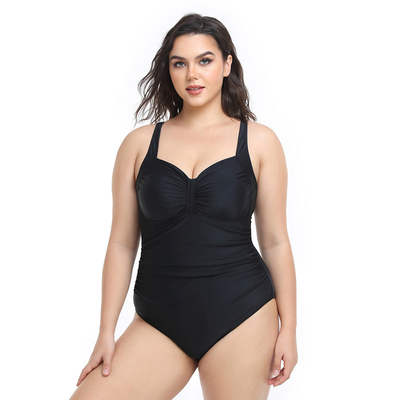 Wholesale Plus Size Ladies Polyester Swimwear