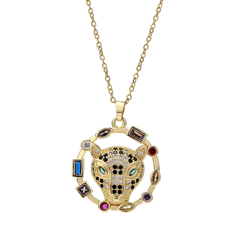 Wholesale 18K Gold Plated Snake Pendant Copper Necklaces