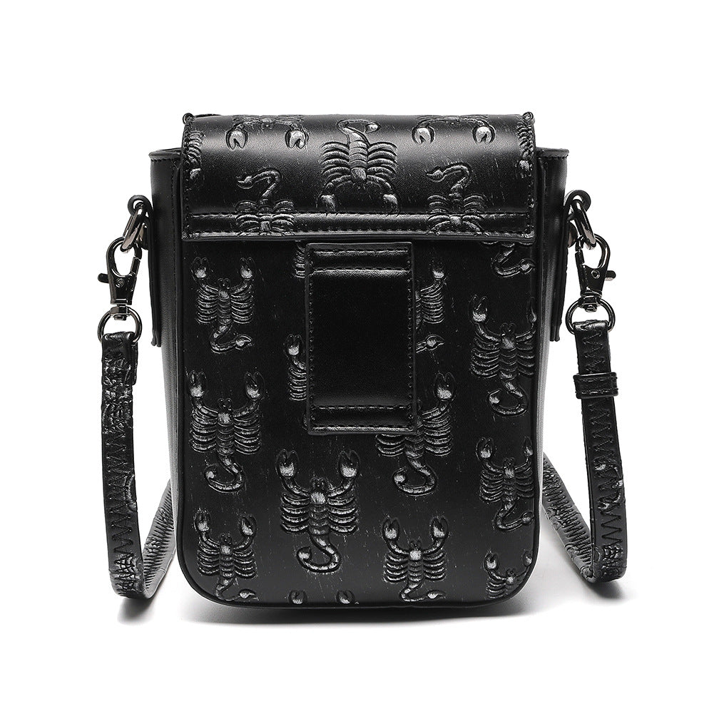 Wholesale PU Punk Style Skull Crossbody Bag