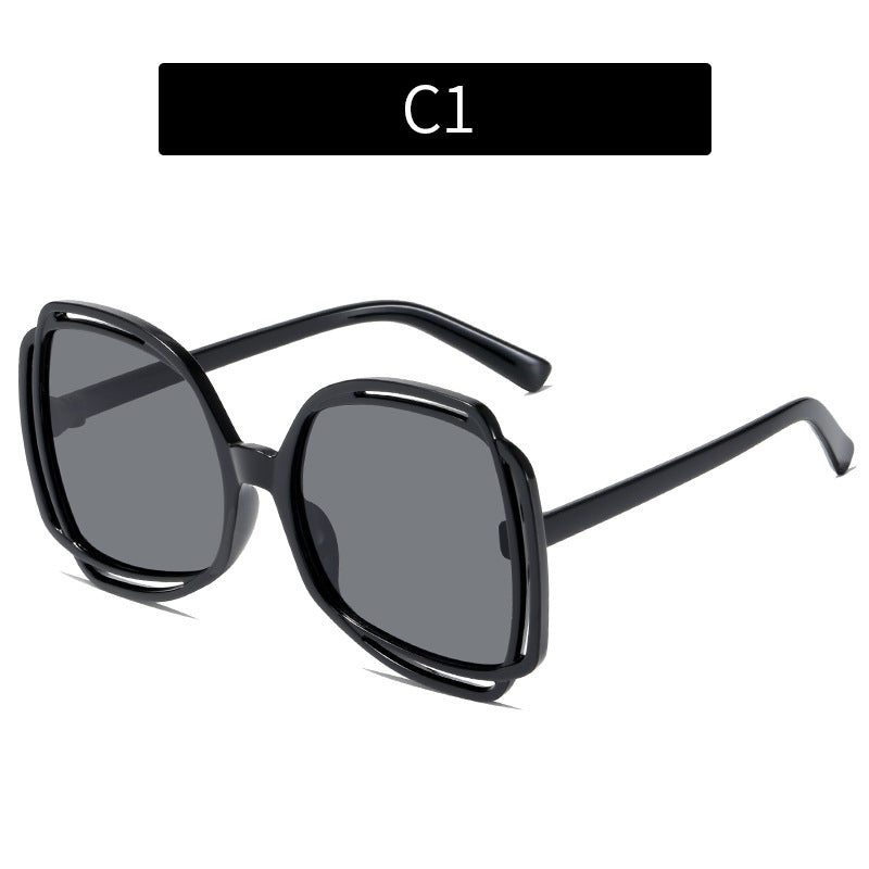 Wholesale PC Large Frame Hollow Out Sunglasses