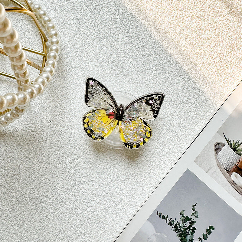 Tenedor al por mayor de la bolsa de aire del teléfono móvil de la arena movediza de la mariposa de la estrella de la luna