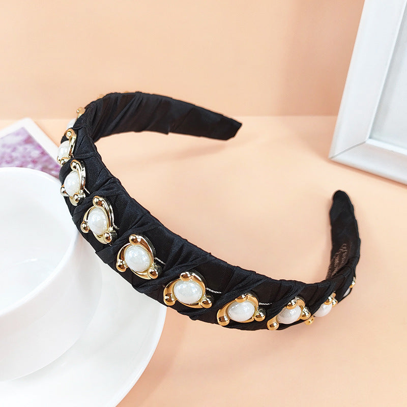 Wholesale Vintage French Style Pearl Girly Headband