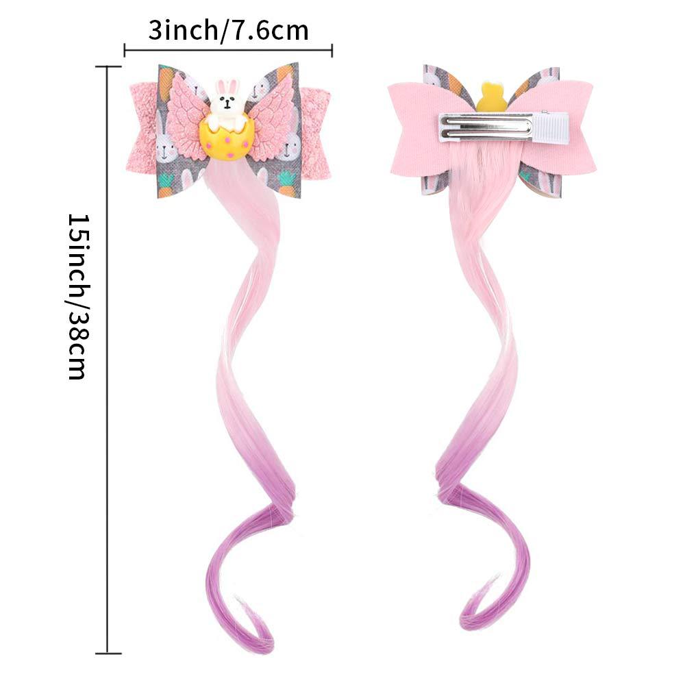 Wholesale Easter Eggs Cloth Hair Clips