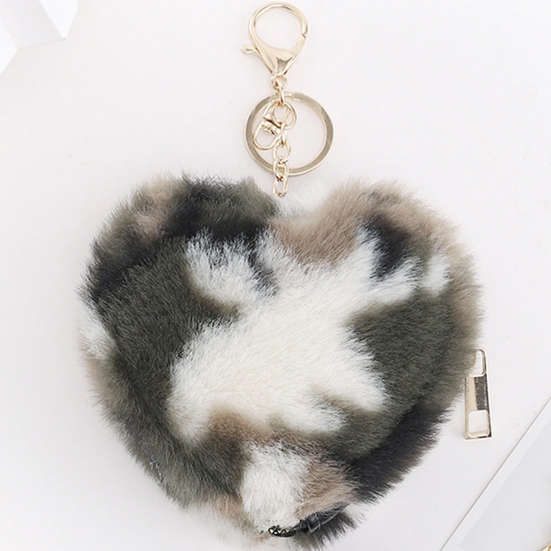 Llaveros De Monedero De Felpa De Corazón al por mayor