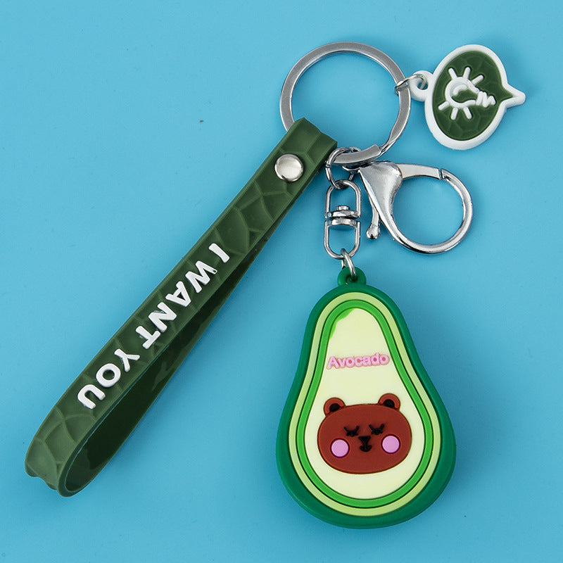 Wholesale PVC Avocado Keychain