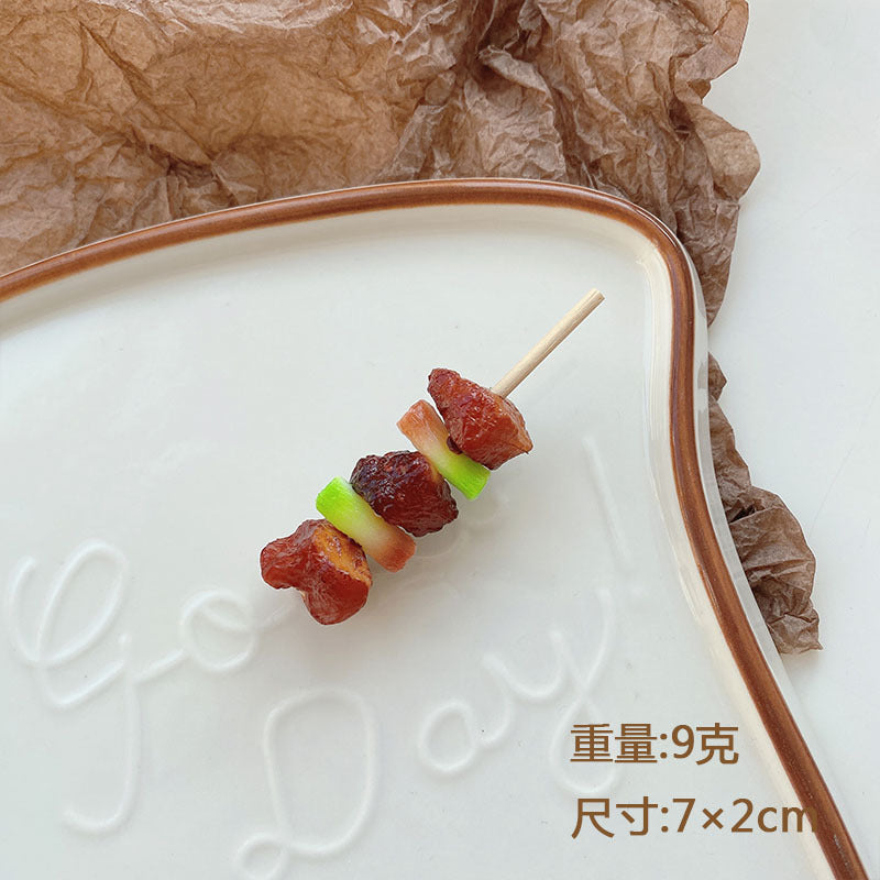 Wholesale Imitation Food Silicone Hair Clips