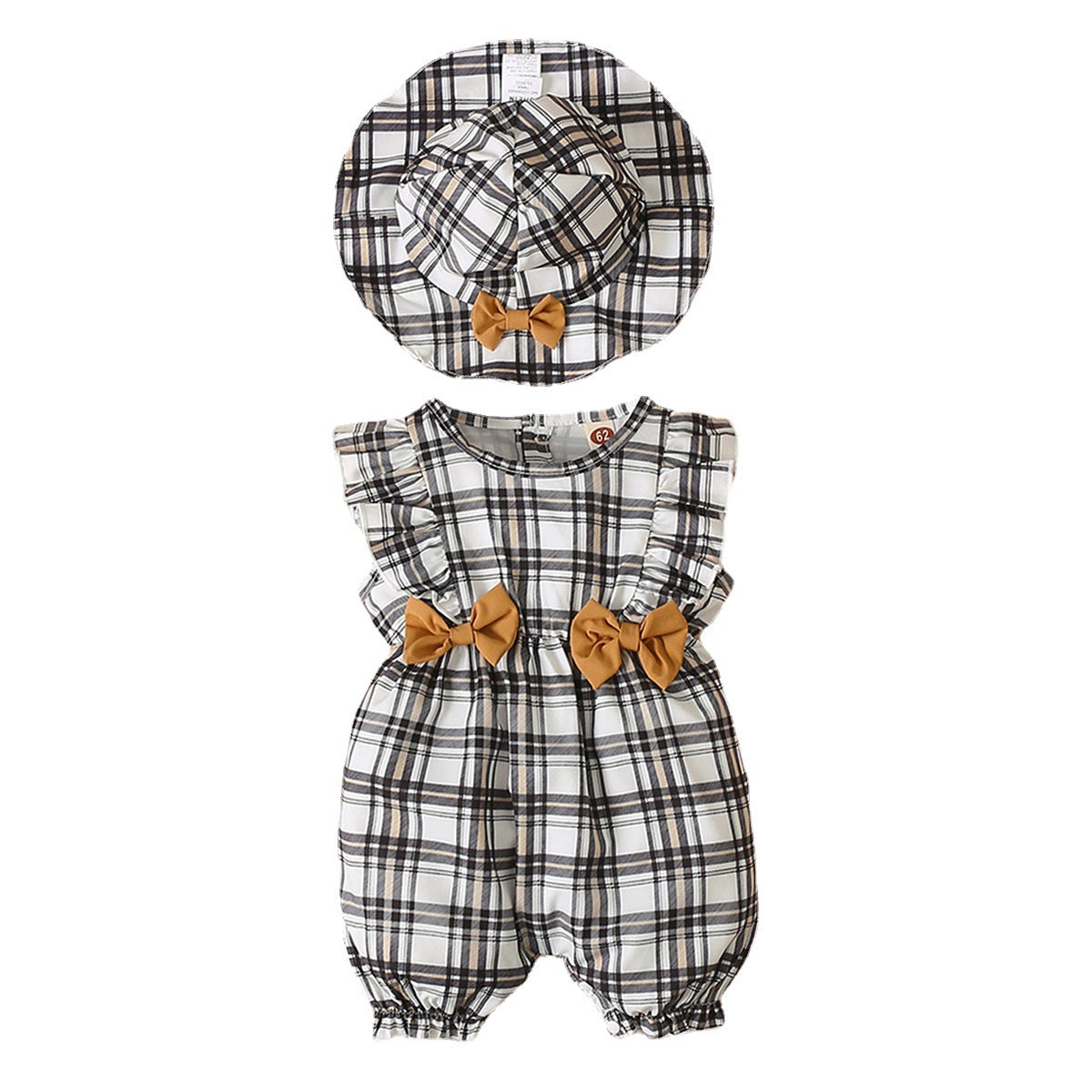 Wholesale Girls Sleeveless Romper Cotton Baby Clothes