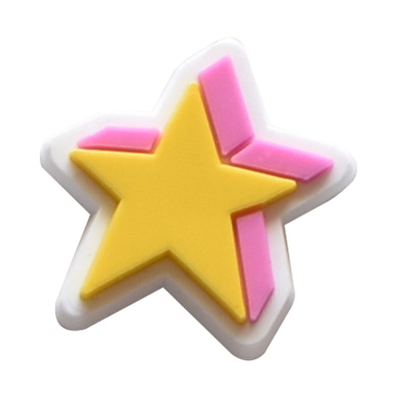 Al por mayor 100 PCS PVC Cartoon Colorfle Diy Shoe Hebilla