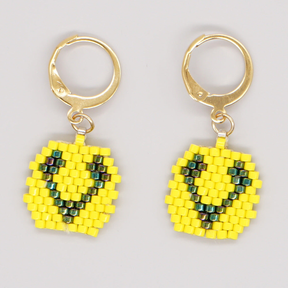 Pendientes De Cristal De Alfabeto Hechos A Mano Bohemios al por mayor