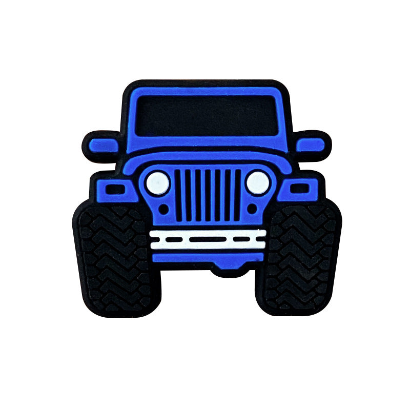 Wholesale 10PCS Silicone Car Focal beads with Pore Size 2.5mm