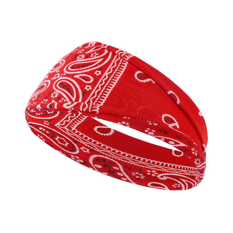 Venda al por mayor lazo elástico del pelo de la tela de la cruz del lado estrecho