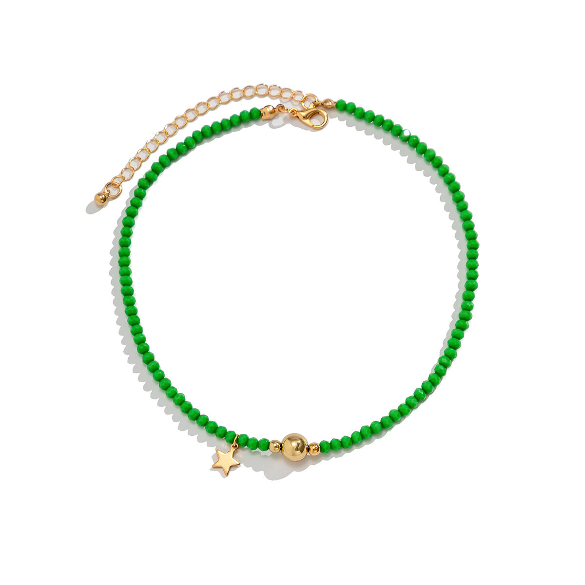 Wholesale Crystal Star Resin Necklace