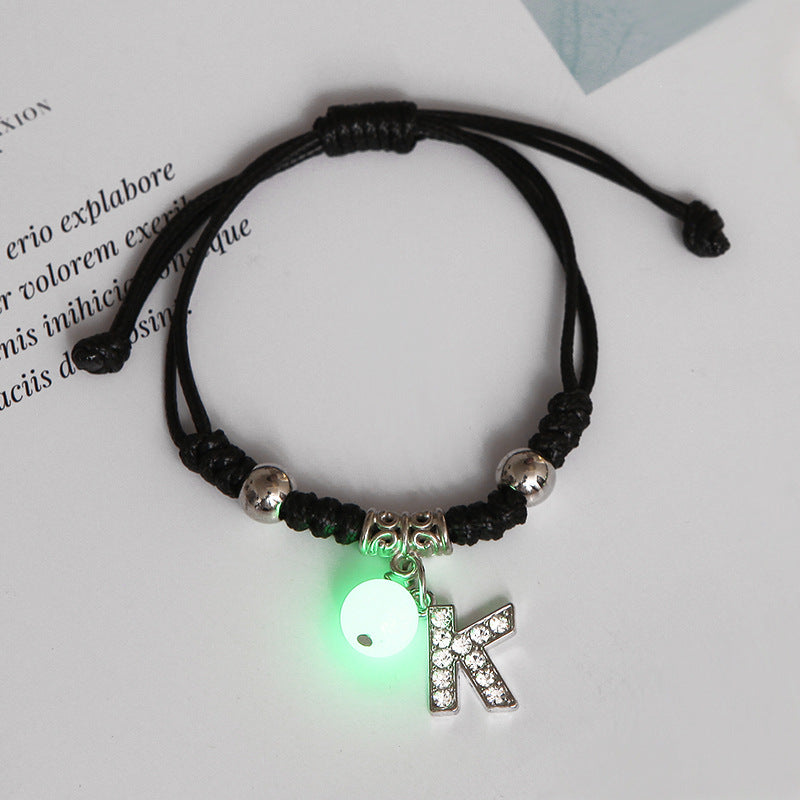 Pulsera Luminosa De Alfabeto Inglés De Aleación al por mayor