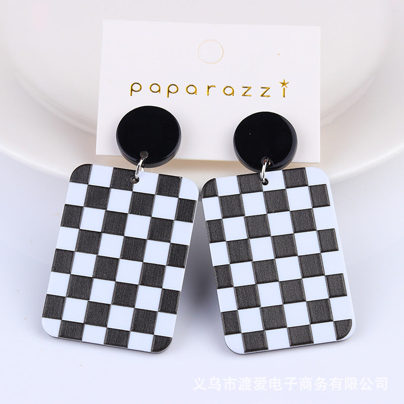 Wholesale Christmas Tree Socks Acrylic Earrings