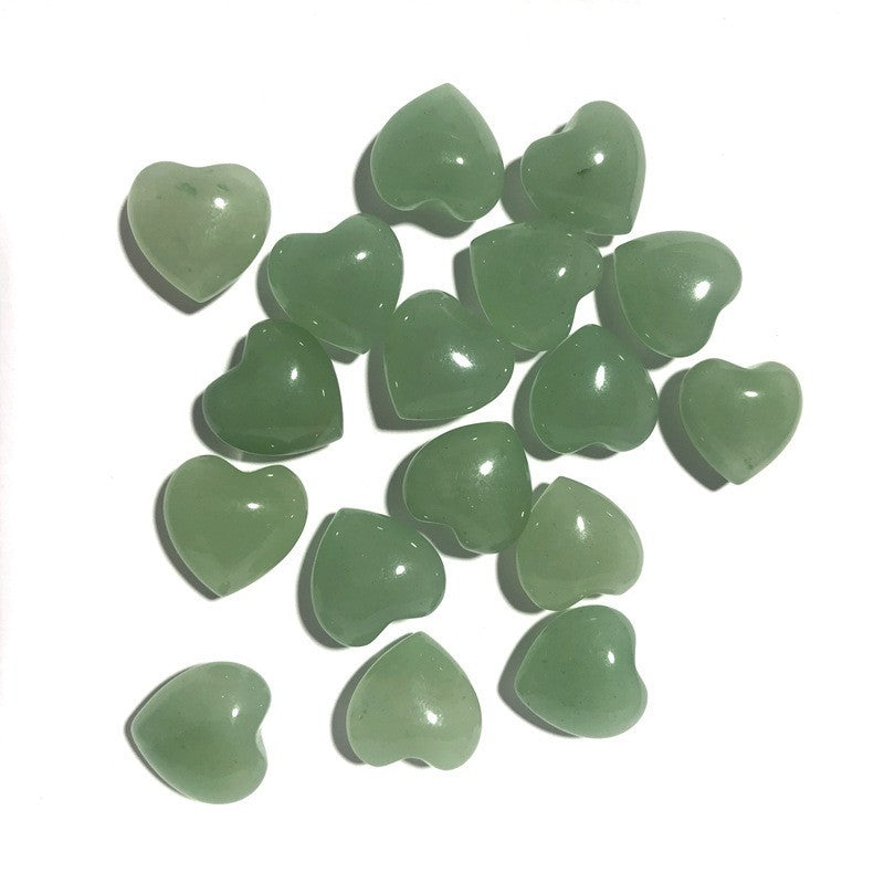 Wholesale 50PCS 15*15*9mm Small Heart Natural Stone Beads