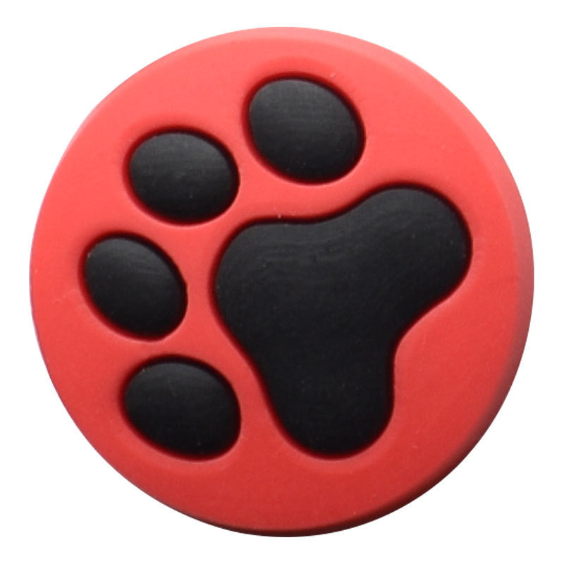 Wholesale 100 PCS PVC Cartoon Paw Print DIY Shoe Buckle