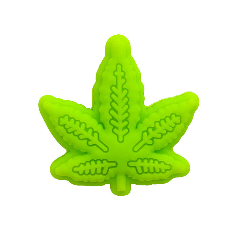 Wholesale 10PCS Maple Leaf Silicone Focal beads