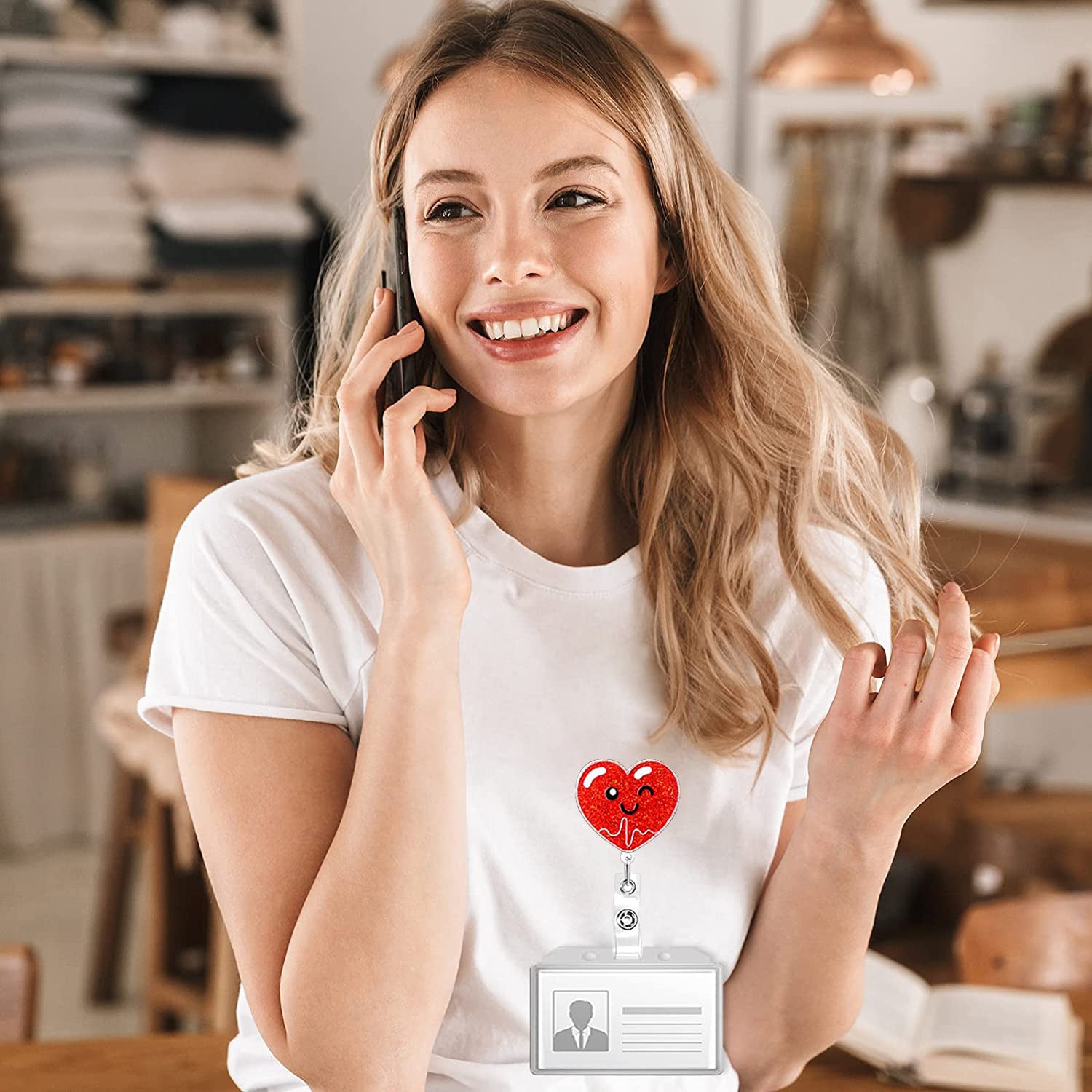 Wholesale Badge Reels Doctor Nurse ABS Retractable Keychains