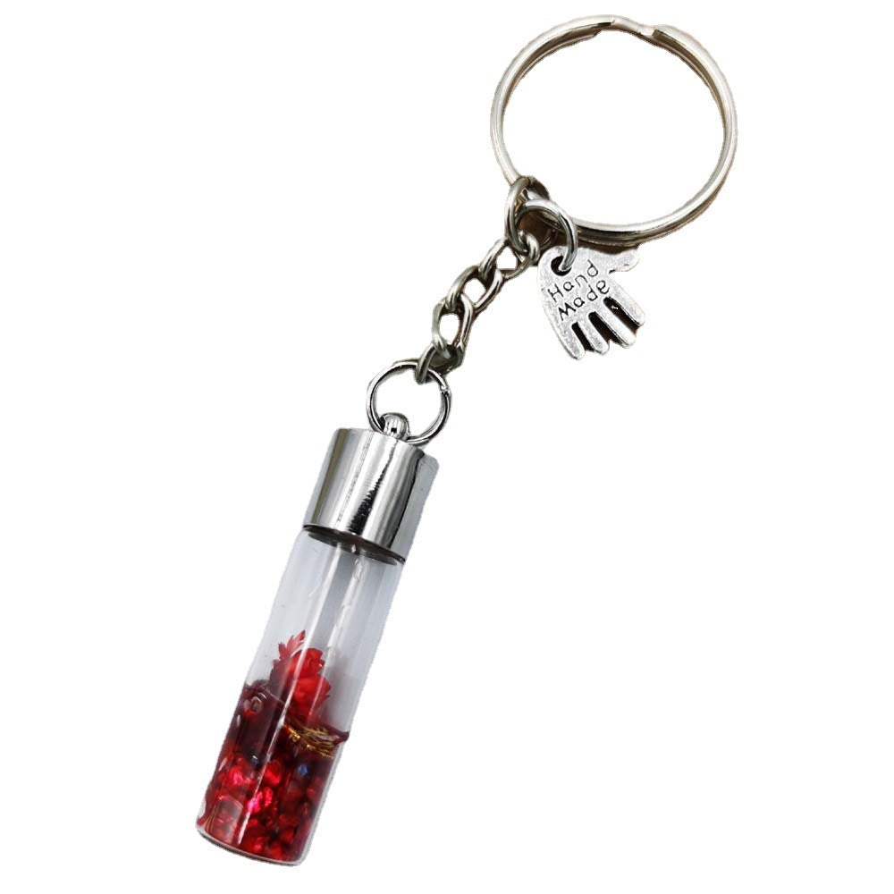 Wholesale Preserved Flower Resin Keychain