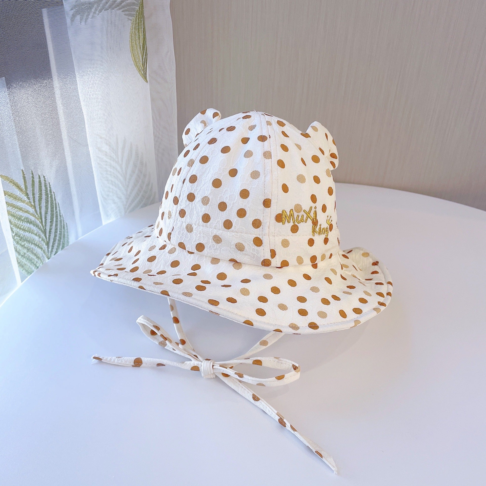 Sume de verano de verano al por mayor Sombrero de cubo de lana para niños con borde grande
