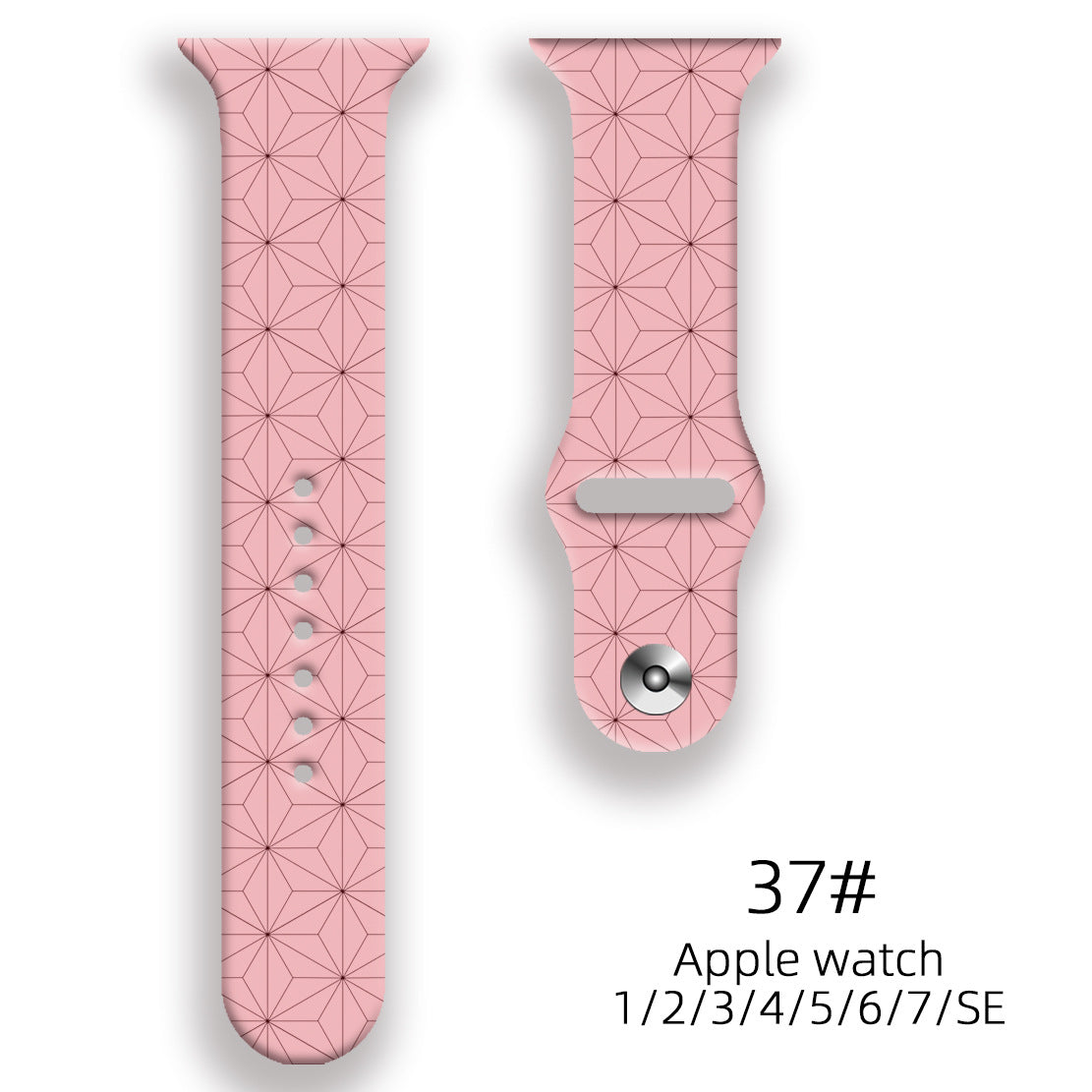 Wholesale Personalized Printed Silicone Watch Strap Watch Band