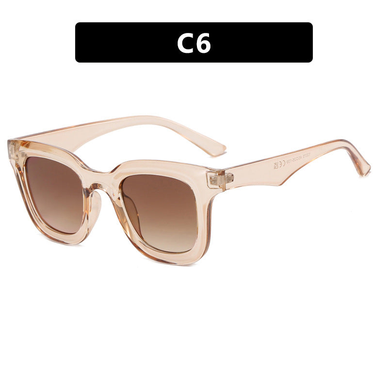 Wholesale PC Large Frame Square Concave Sunglasses