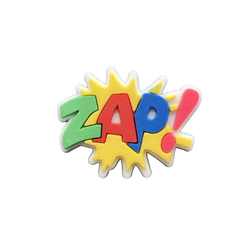 Wholesale 100PCS Cartoon DIY Silicone Shoe Buckle