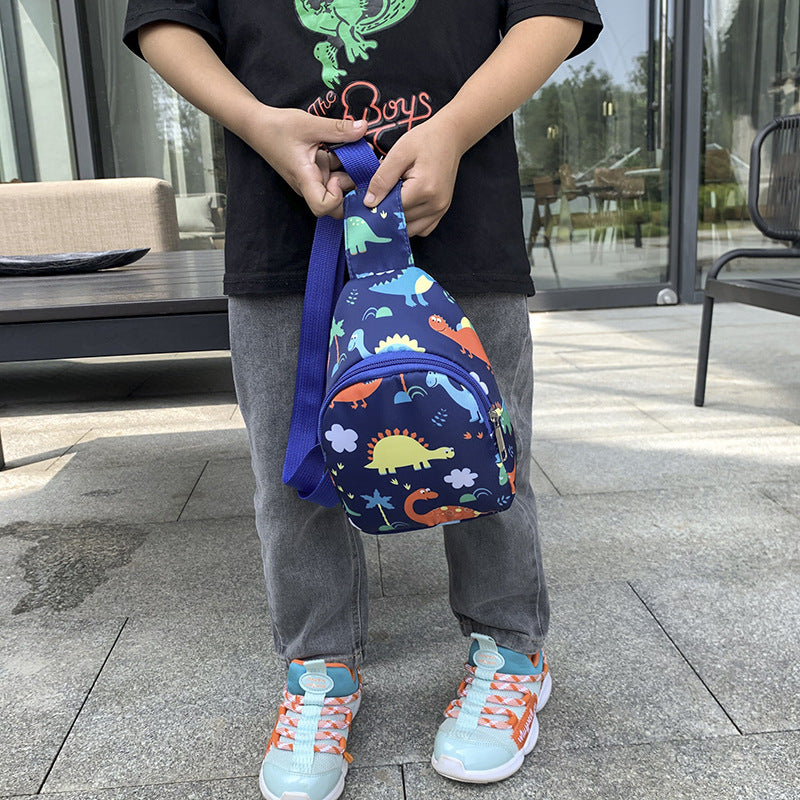 Wholesale Nylon Children's Dinosaur Crossbody Chest Bag