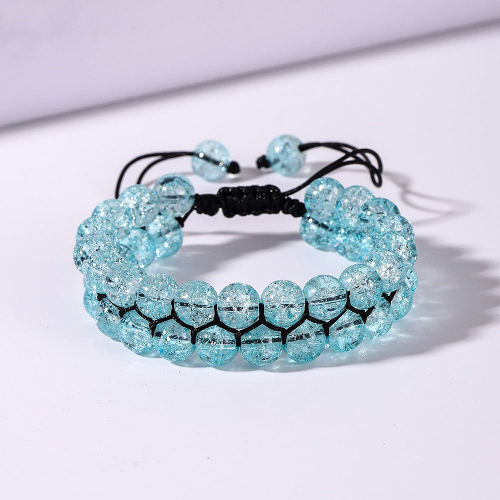 Wholesale 5PCS New Double Layer Natural Stone Bracelet