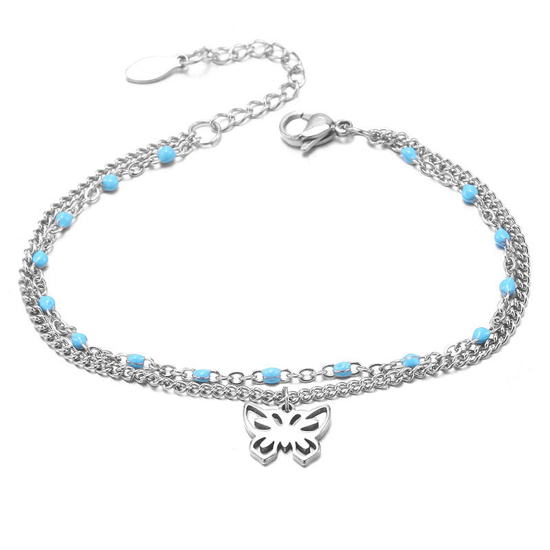 Wholesale Cross Chain Stainless Steel Tree of Life Vintage Bracelet