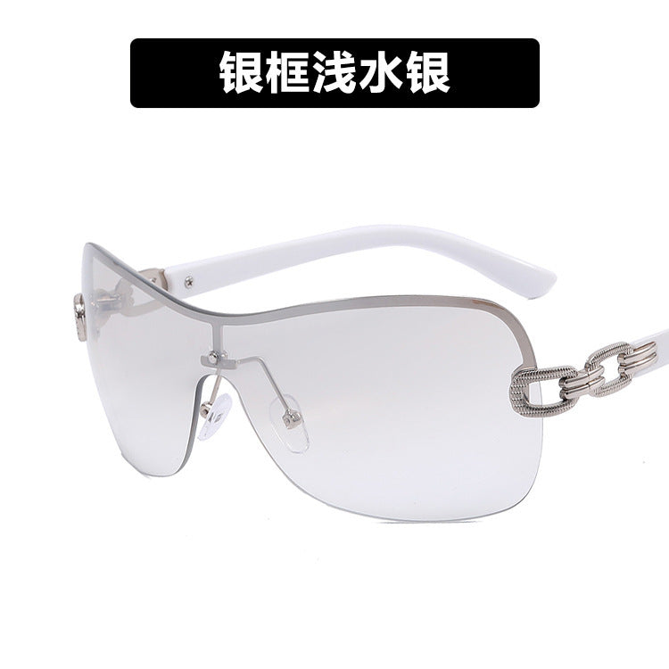 Venta al por mayor Gafas de sol de PC estilo tecnología futurista