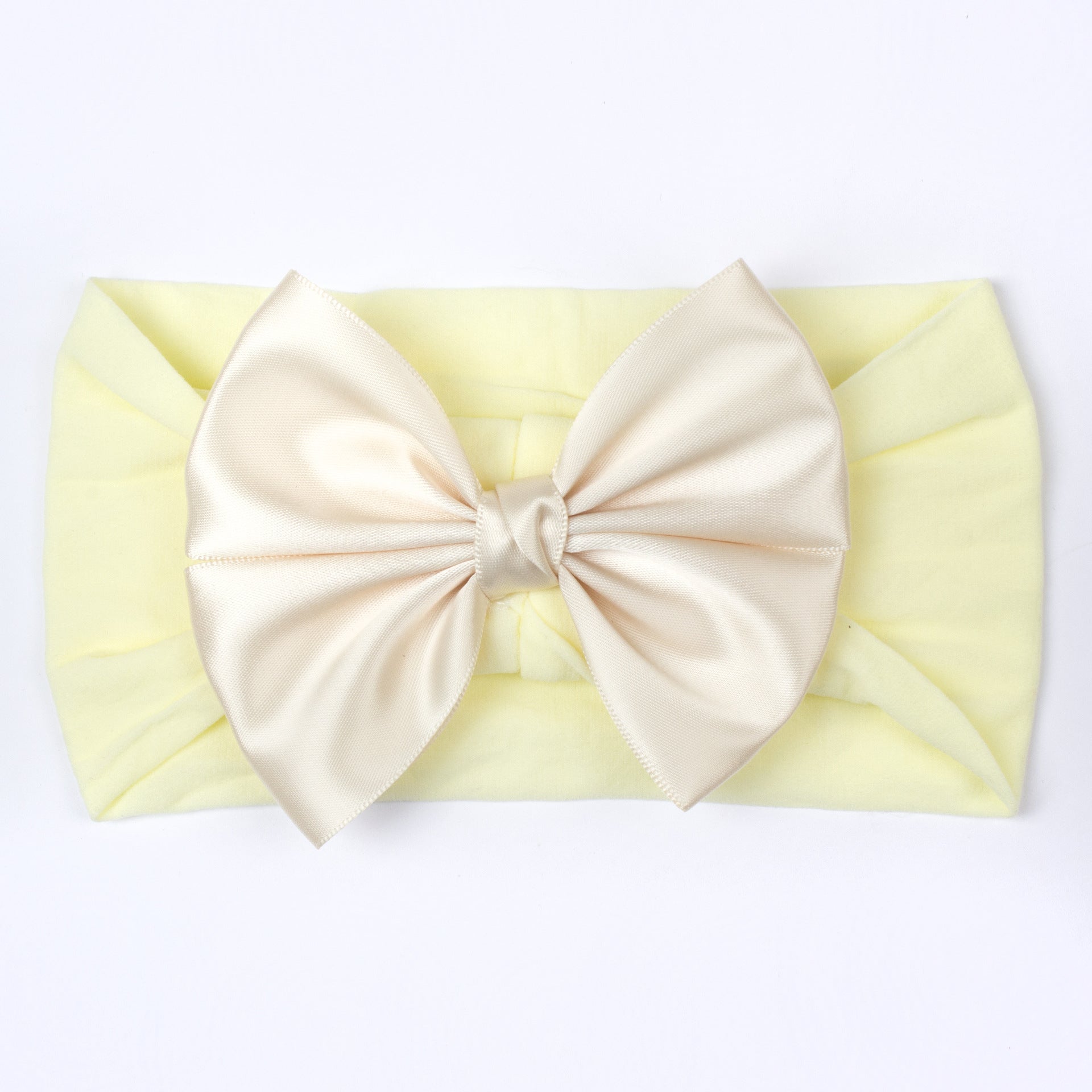 Wholesale Kids Wide Ribbon Bowknot Cloth Headband
